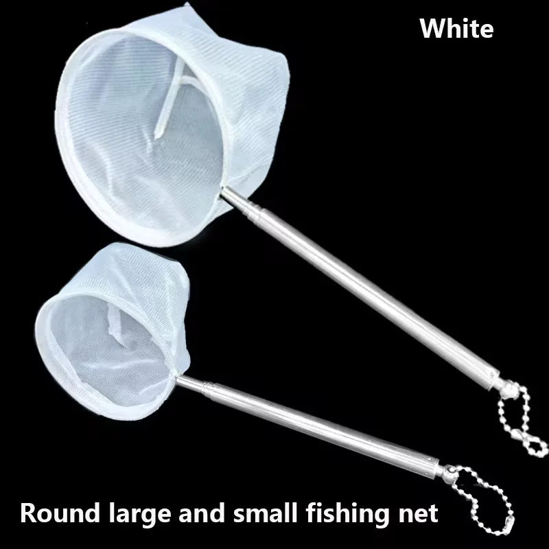 Fishing Landing Net Rustproof Corrosion Resistant Stainless Steel Fishing Net For Catchin Fish Shrimp Tank Aquarium accessories