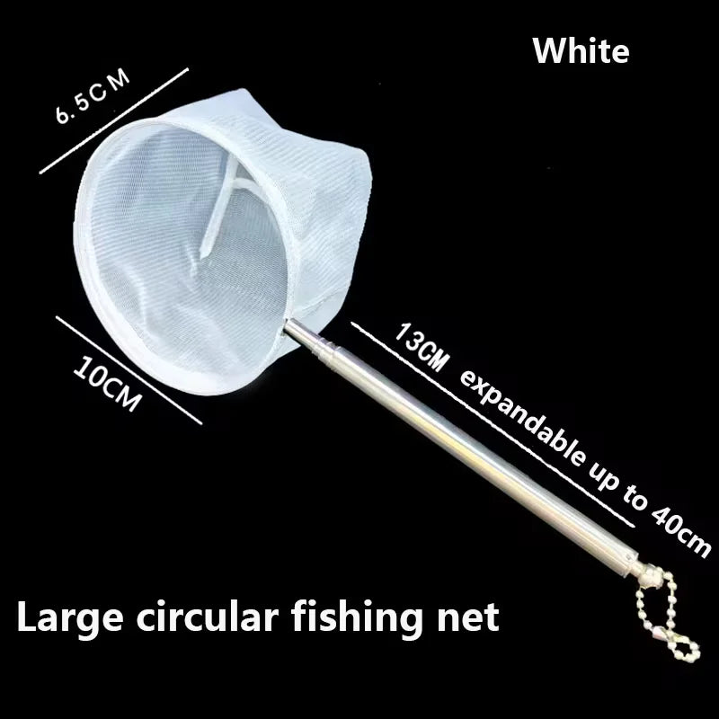 Fishing Landing Net Rustproof Corrosion Resistant Stainless Steel Fishing Net For Catchin Fish Shrimp Tank Aquarium accessories