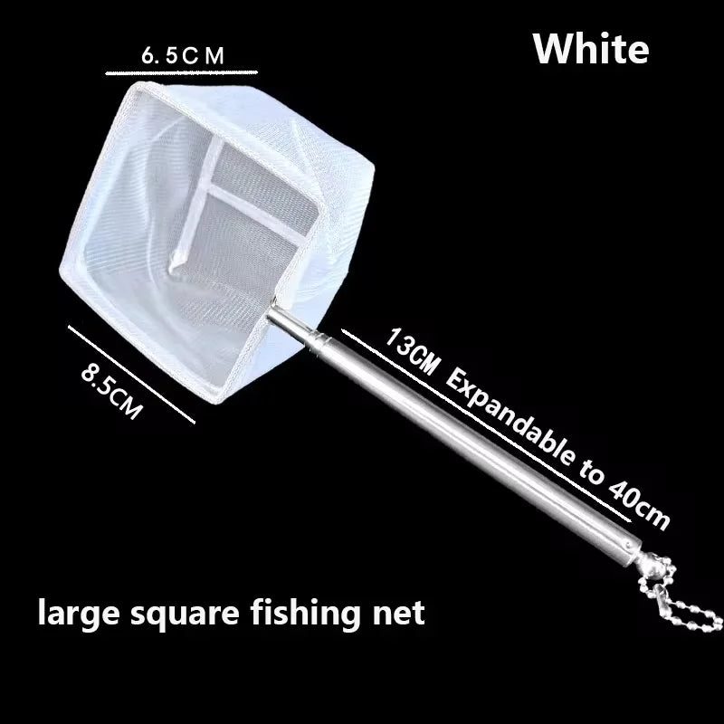 Fishing Landing Net Rustproof Corrosion Resistant Stainless Steel Fishing Net For Catchin Fish Shrimp Tank Aquarium accessories
