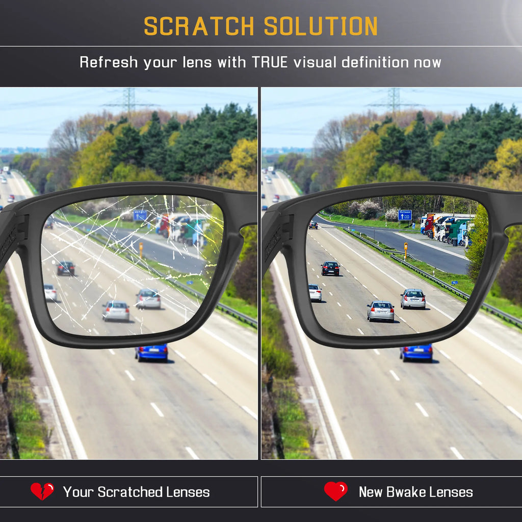 Bwake Polarized Replacement Lenses for-Oakley Mainlink OO9264-57mm Sunglasses Frame - Multiple Options