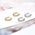 Simple Silver Color Earcuff Clip Earring Women Ear Cuffs for Non Pierced Ears No Hole Clip On Earrings Cartilage Earing Cuff