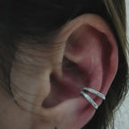 Simple Silver Color Earcuff Clip Earring Women Ear Cuffs for Non Pierced Ears No Hole Clip On Earrings Cartilage Earing Cuff