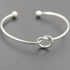 Open Cuff Punk Bracelets & Bangle Fashion Jewelry For Women Men pulseras mujer Heartbeat Leaf Arrow Triangle Heart Bracelet HOT