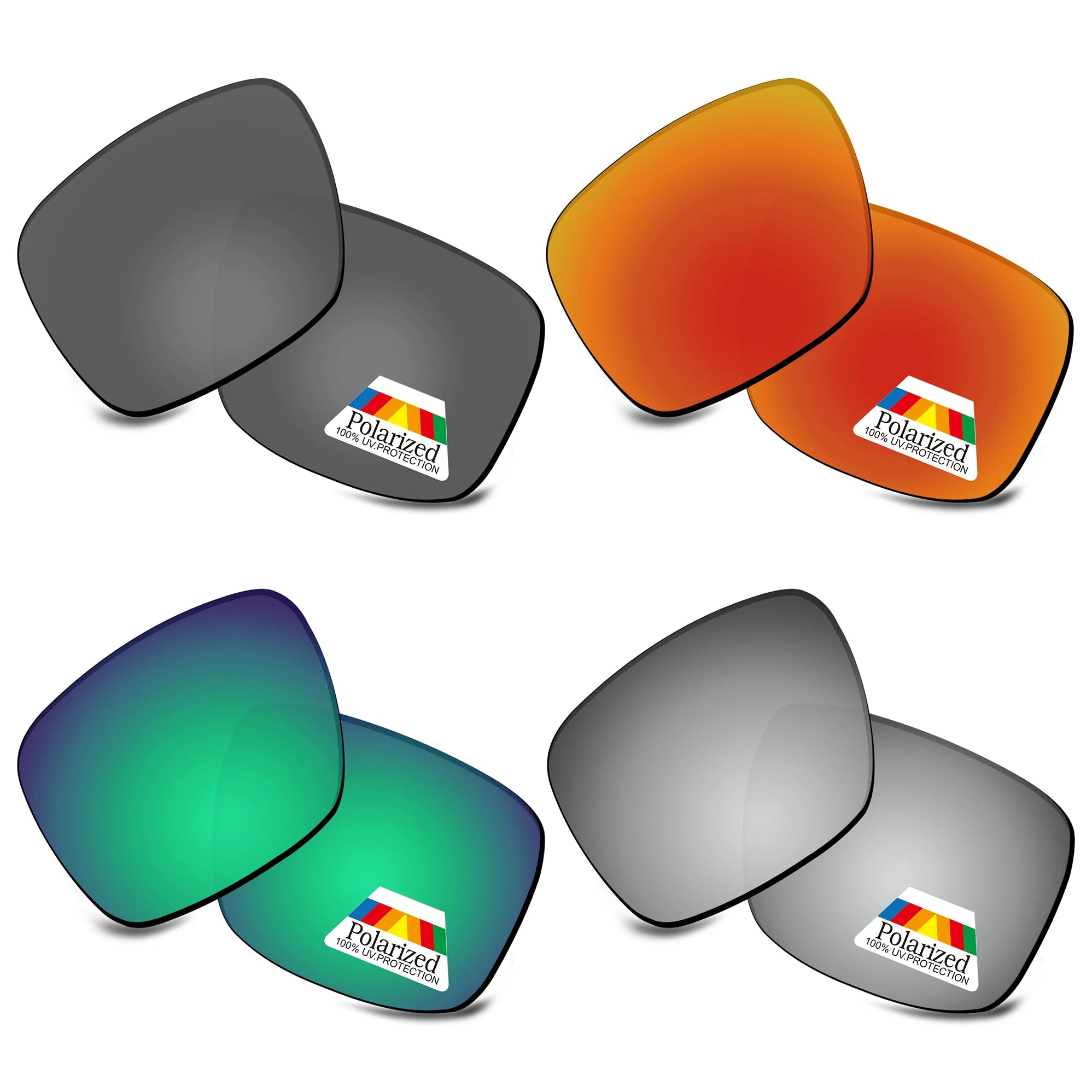 Bwake Polarized Replacement Lenses for-Oakley Mainlink OO9264-57mm Sunglasses Frame - Multiple Options