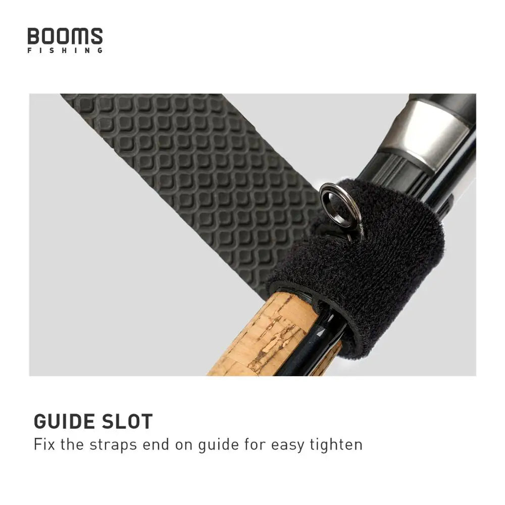 Booms Fishing RS3 Fishing Rod Holder Pole Belt Fastener Suspenders Strap Elastic Cable Fishing Rod Storage Tool  Accessories