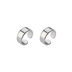 Simple Silver Color Earcuff Clip Earring Women Ear Cuffs for Non Pierced Ears No Hole Clip On Earrings Cartilage Earing Cuff