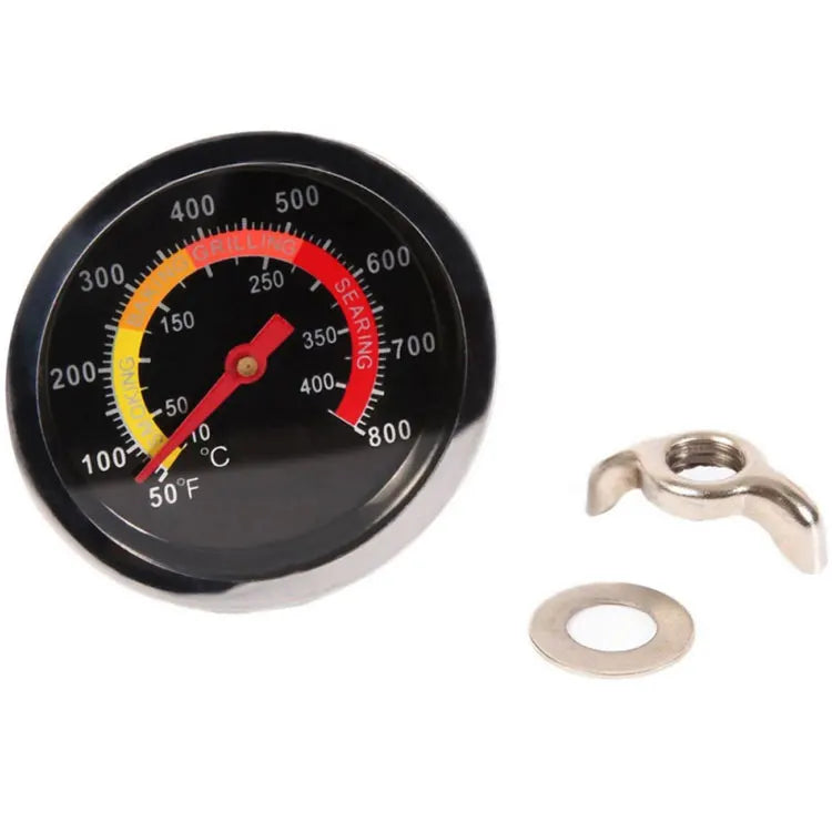 Steel BBQ Grill Thermometer BBQ Steel Thermometer Cooking Accessories