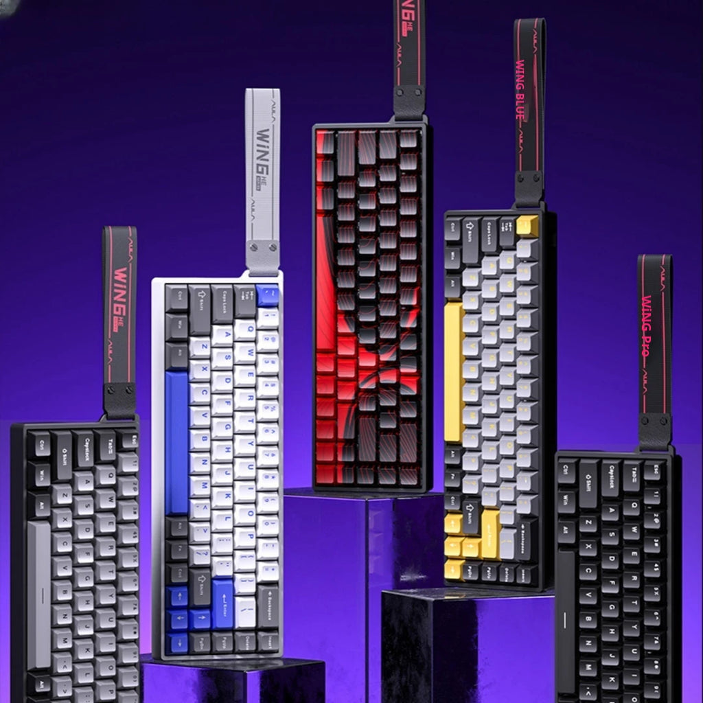 AULA WiN60/68 HE PRO MAX Mechanical Keyboard Magnetic Switch RT Gaming Esport Valorant Custom Wired 1600 RGB 0.01mm 8kHz 0.02mm