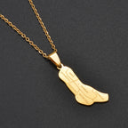 Anniyo Comores Map With City Name Necklaces for Women Comoros Jewelry Grand Comore Island @365221