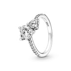 Hot Selling Original Rings Red Pink Heart Zircon Ring Size 6 7 8 9 Wedding Fashion High Jewelry Gifts for Women
