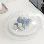 Microwave Splash Cover High Temperature Resistant Microwave Guard Lid Transparent Food Heating Cover Steam Kitchen Accessories