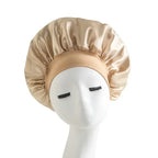 Satin Wide-brimmed Nightcap Styling Silk Headband for Sleeping Nightcap with Elasticated Floppy Band Cap Hair Shower Cap