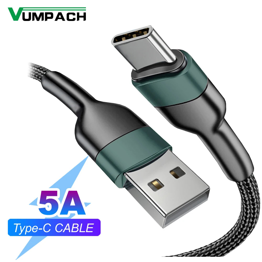 Vumpach usb type c cable Fast Charging Data Cord Charger cable c For iphone 15 Samsung s21 A51 xiaomi mi 10 redmi huawei  Cable