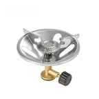 ‌Portable Windproof Camping Stove - Outdoor High Power LPG Gas Burner Integrated Cooking Cookware Stainless Steel 220g
