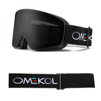 OMEKOL BRAND NEW Double Layers Anti-Fog Ski Goggles Snowmobile Eyewear Outdoor Sport Snow Snowboard Glasses