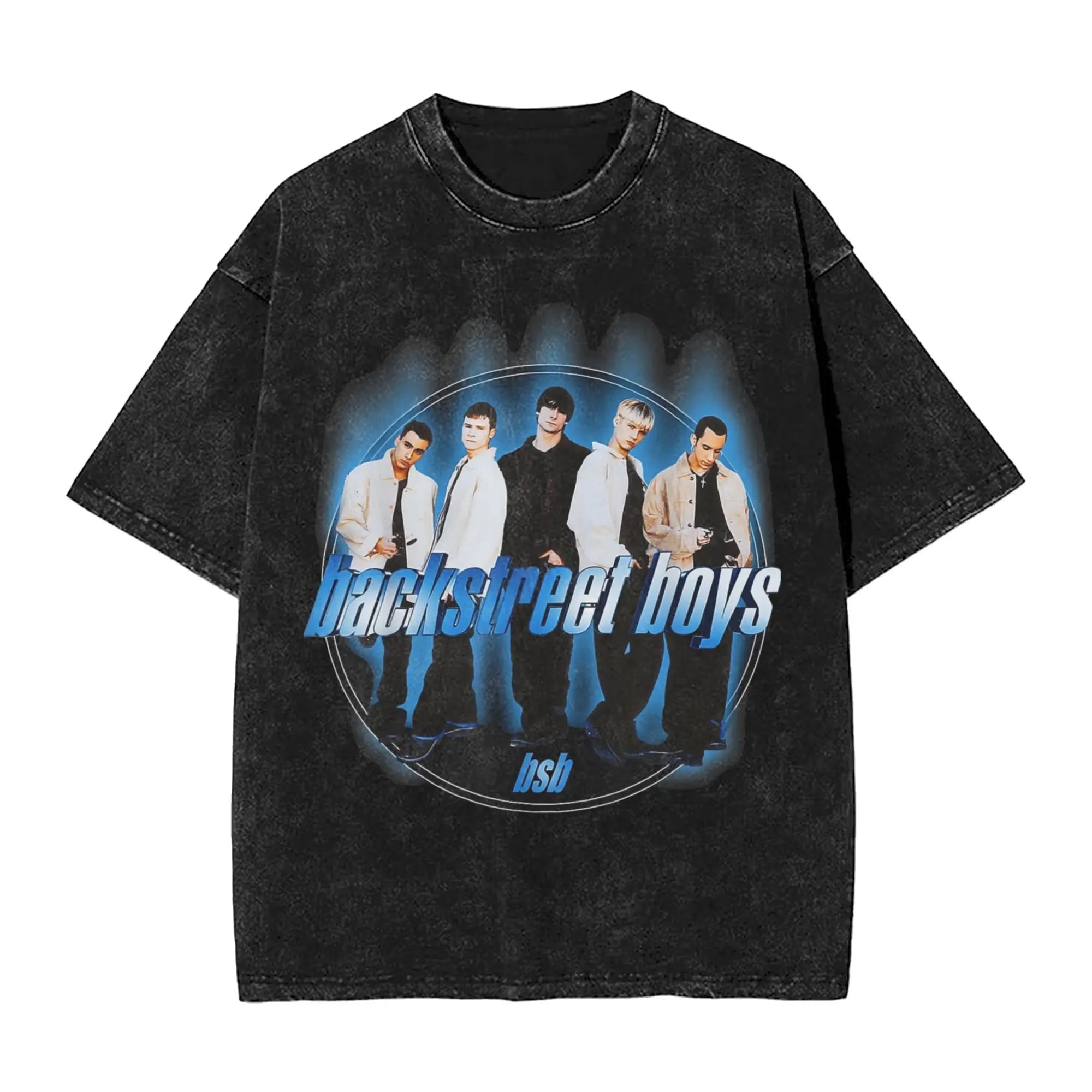 Vintage Backstreet Boys Into The Millennium Tour 2025 Merch T-Shirts for Men Women  Washed Cotton Tee Shirt Clothes
