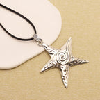 1 piece of matte golden vintage large pendant necklace featuring open heart