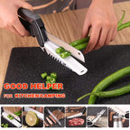 Kitchen Scissors Slicer Cutter 2-in-1 Cutting Board Scissors Multifunction Kitchen Shears Knife for Food and Vegetable Chopping