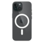 Magnetic Original Clear Case For iPhone 16 15 14 13 12 11 Pro Max Plus mini XS XR Funda For Magsafe Silicone Transparent Cover