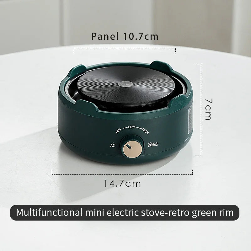 BINCOO Electric Mini Coffee Heater Base Milk Tea Mocha Heating Stove Plate Multifunctional Cooking Pot Oven Furnace Cooker 220V