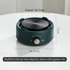 BINCOO Electric Mini Coffee Heater Base Milk Tea Mocha Heating Stove Plate Multifunctional Cooking Pot Oven Furnace Cooker 220V
