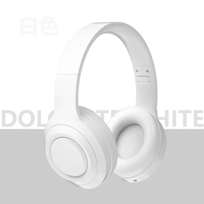 Over Ear HIFI Stereo Headsets Wireless Bluetooth5.3 Headphones Sports Gaming Earphones with HD Mic Support AUX noise reduction