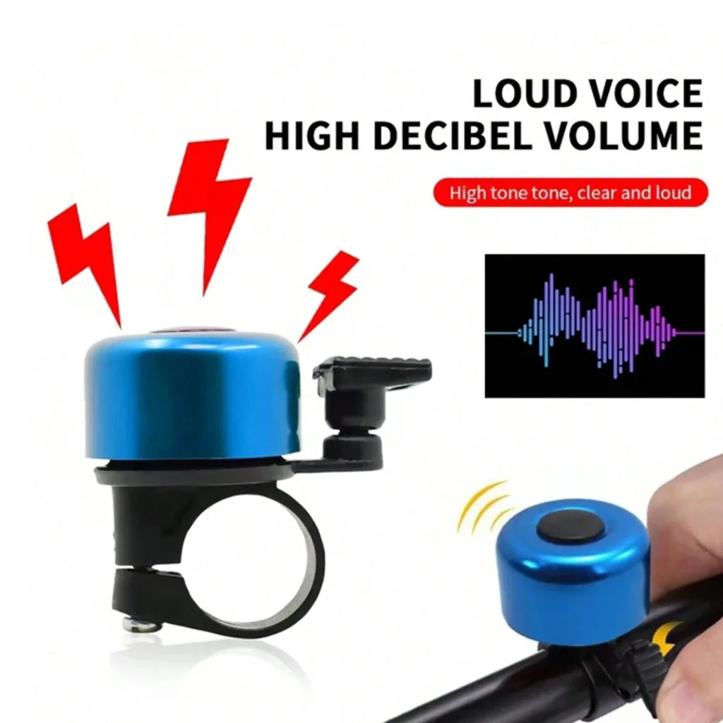 1pc Bicycle Bell Aluminum Alloy MTB Bike Safety Warning Alarm Cycling Handlebar Bell Ring Bicycle Horn Cycling Accessories