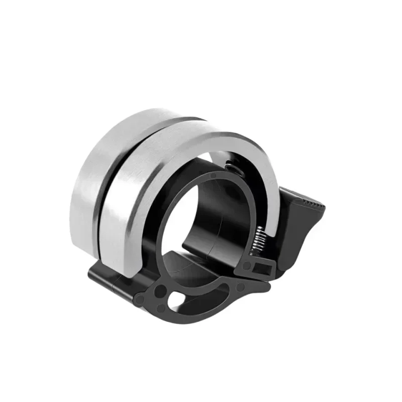 Red Aluminum Double Bicycle Bell - Loud Clear Sound for 22/31.8mm Handlebars MTB & City Bike Safety Accessory