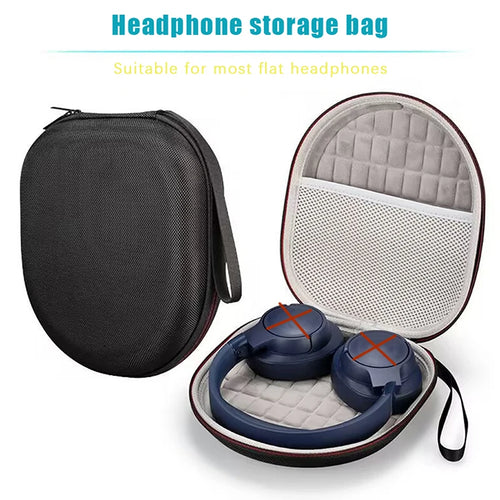 1 Piece For SoundPEATS Space/Edifier/JBL Wireless Bluetooth Noise Cancelling Headphones EVA Carrying Storage Case Cover