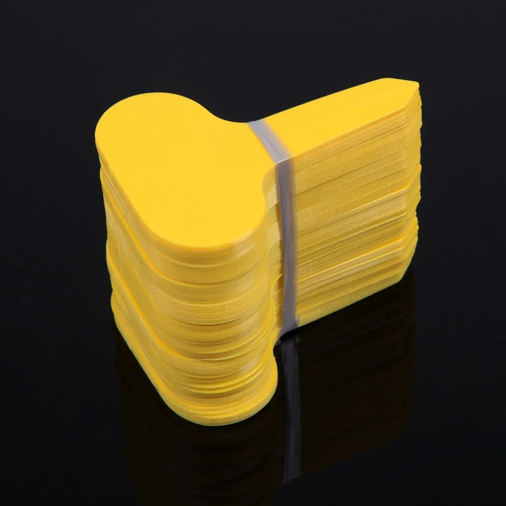 100Pcs Nursery Plant Tag T-type Plastic Plant Label Garden Nursery Pots Planters Flower Thick Plant Tag Label Marker PVC