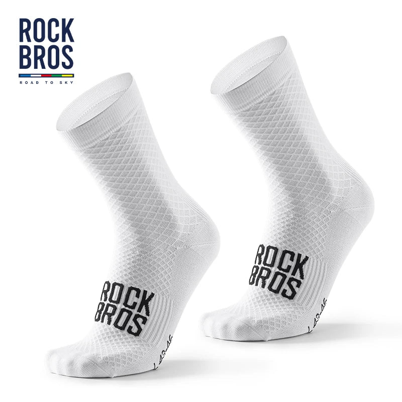 ROCKBROS ROAD TO SKY Sport Socks Breathable MTB Road Cycling Socks High Elastic Shock Absorbing A pair Bike Socks