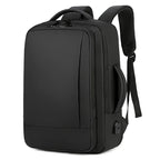 1Pcs Expandable Travel Backpack, Business casual men's backpack,with USB charging,waterproof fabric,suitable for daily commuting