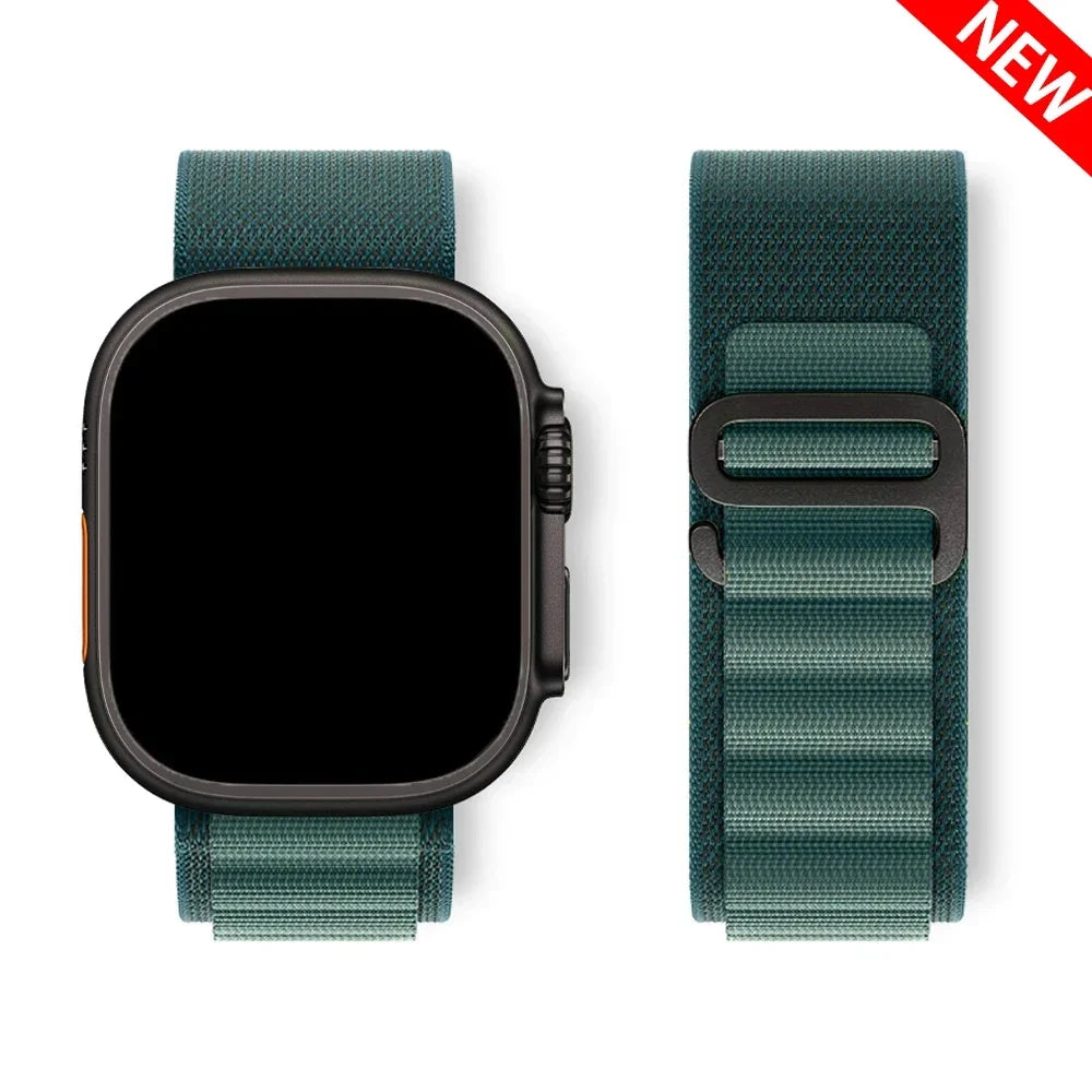 Alpine Loop for apple watch band ultra 2 49mm Series 10 46mm 42mm 40-44mm 45mm 41mm G-hook sport strap iwatch 10 9 8 7 6 SE 5 4