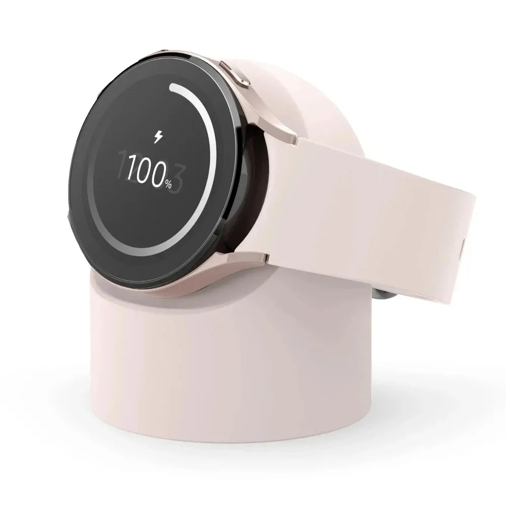 Compatible with Samsung Galaxy Watch 9 8 7 6 5 Charger Stand Holder Galaxy Watch 5 6 7 8 9 Pro Charger Silicone Stand