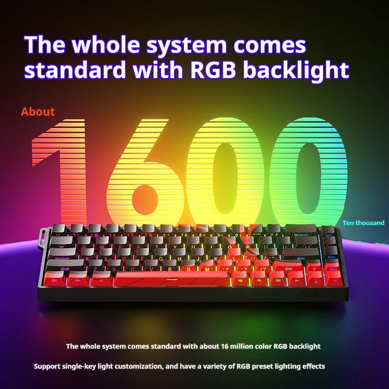 AULA WiN60/68 HE PRO MAX Mechanical Keyboard Magnetic Switch RT Gaming Esport Valorant Custom Wired 1600 RGB 0.01mm 8kHz 0.02mm