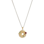 18K gold-plated ladies' cute food, fun Y2K dessert pendant necklace suitable for girls and teenagers