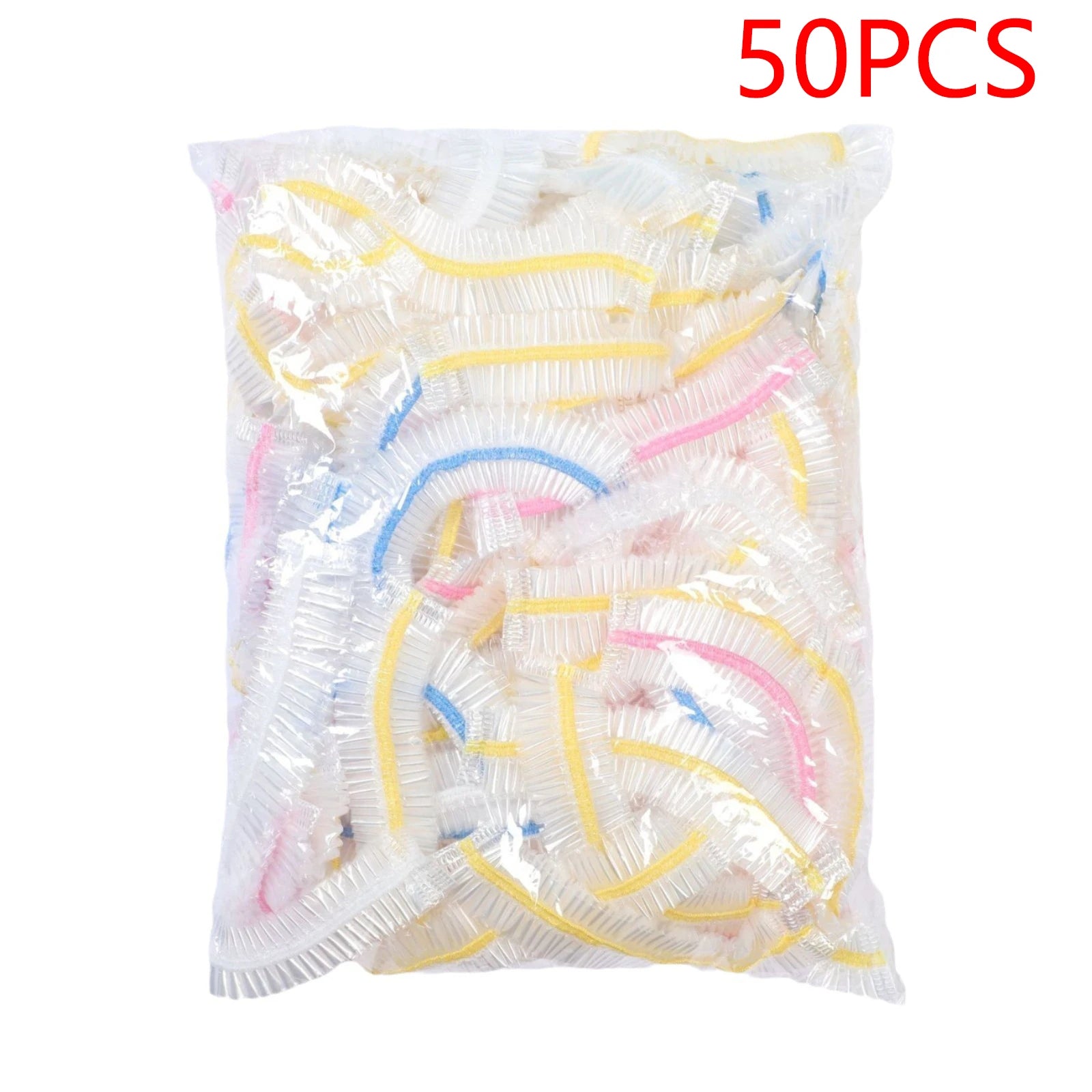 50/100/200PCS Colorful Disposable Food Cover Food Grade Fruit Fresh-keeping Plastic Bag Transparent Plastic Bag Color Cling Film