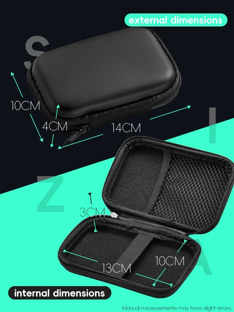 Case for Anbernic RG35XX Plus Miyoo Mini Plus R36S R35S Cases EVA Cover Protable Bag Gaming Accessories