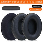 Replacement Ear pads for Sennheiser HD418 419 428 429 439 438 448 449 Headphones High Quality Earpads Leather Earmuff