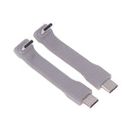Short USB C Cable 40Gbps USB4 Cable PD 240W Fast Charging For SSD Power Bank USB DAC & AMP Headphone Amplifier