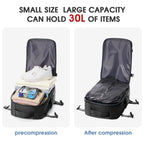 Vacuum Backpack Travel Bag for Men Large Capacity Backpack Business Laptop Backpack Women Men Expandable Backpack School Bag