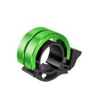 Red Aluminum Double Bicycle Bell - Loud Clear Sound for 22/31.8mm Handlebars MTB & City Bike Safety Accessory