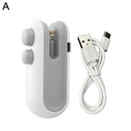 Mini Sealing Machine Portable Magnetic Mini Bag Sealer with Cutter Rechargeable Snacks Food Vacuum Heat Sealing Machine Resealer