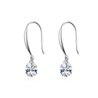 OEVAS 6*9mm Pear Cut Zircon Earrings For Women 100% S925 Sterling Silver Lab Diamond Sparkling Wedding Fine Jewelry wholesale