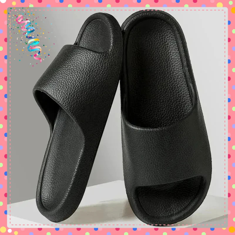 EVA Men Sandals Flip Flops Man Slippers Solid Color Simple Non-slip Soft Sole Comfortable Shower Slippers Outdoorf Couple Shoes