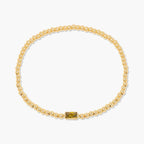 Miranda Unique Birthstone Bracelet 18K Gold Plated Stainless Steel Hypoallergenic Stretch Braceletable Jewelry Gift For Mom