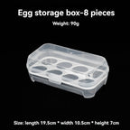 Outdoor Shockproof Egg Box Storage Box, Portable Camping Shatterproof Egg Tray, Home Plastic Protection Box, Travel Shatterproof