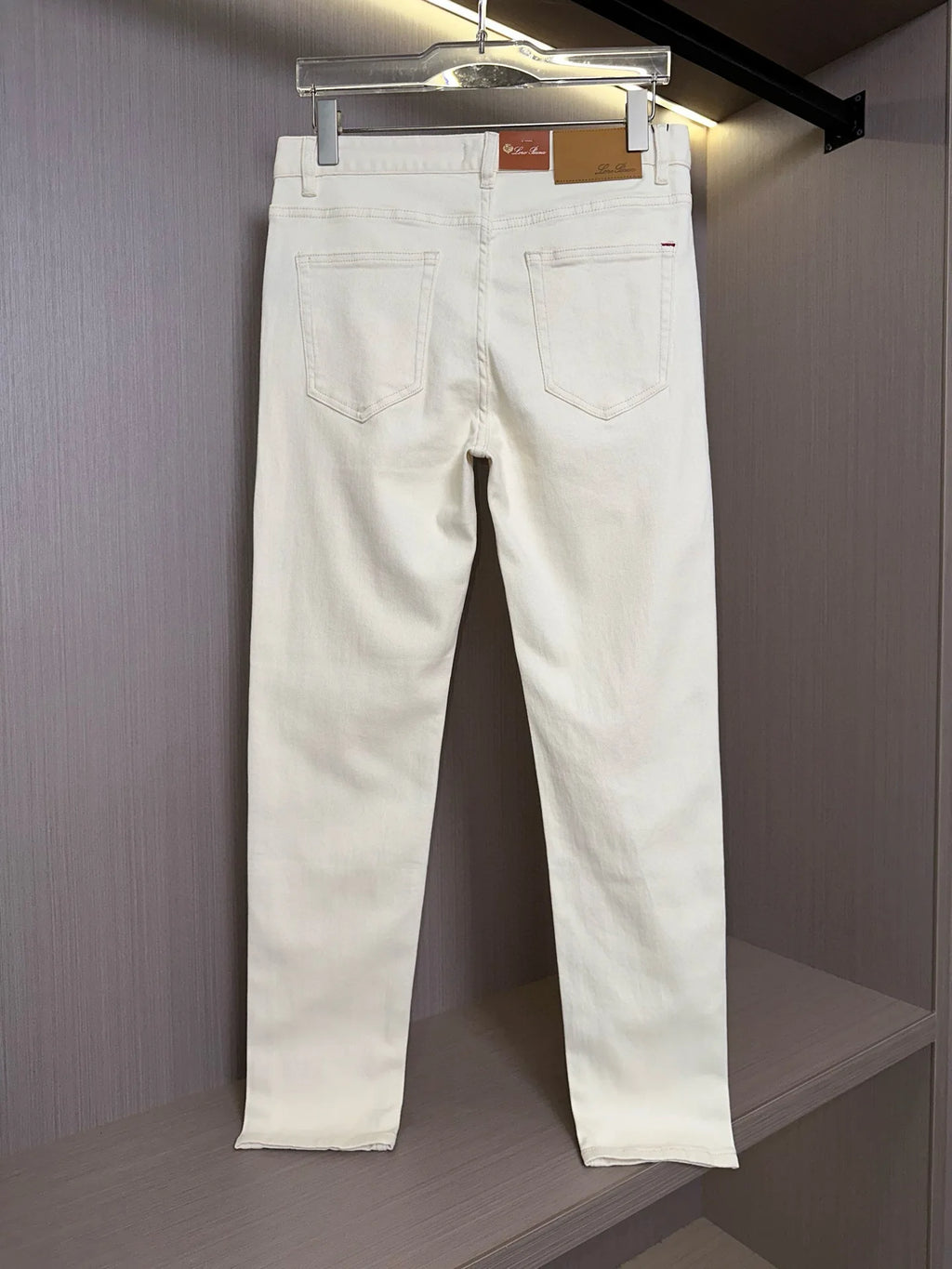 LP Italian 25ss washed micro-elastic breathable casual old money wind straight jeans