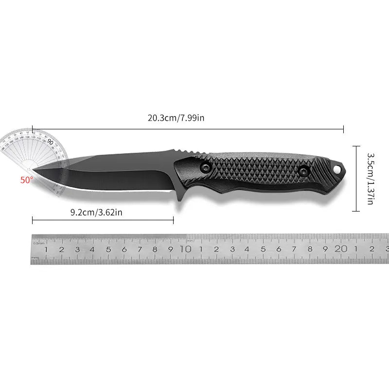 1PC 8 inch, multi-purpose knife, non-slip handle, outdoor kitchen, family camping, barbecue, hiking and other activities knife