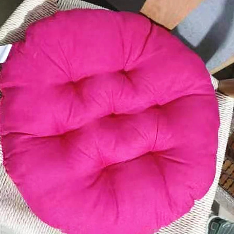 Office Chair Cushion Color Round Cushion Winter Warmth Cushion Household Dining Sofa Seat Pad Student Stool Butt Cushion